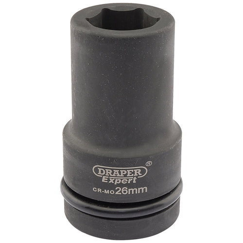 Draper Tools Expert 26mm 1 Square Drive Hi-Torq® 6 Point Deep Impact Socket DRA05141