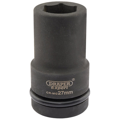 Draper Tools Expert 27mm 1 Square Drive Hi-Torq® 6 Point Deep Impact Socket DRA05142