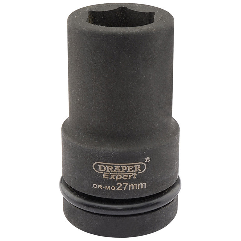 Draper Tools Expert 27mm 1 Square Drive Hi-Torq® 6 Point Deep Impact Socket DRA05142
