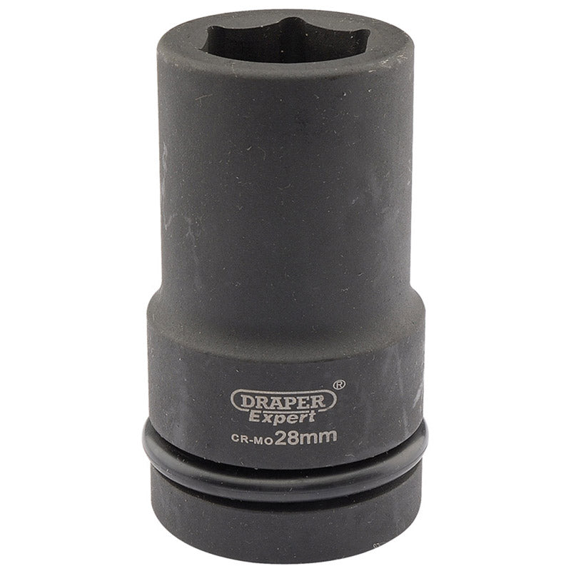 Draper Tools Expert 28mm 1 Square Drive Hi-Torq® 6 Point Deep Impact Socket DRA05143