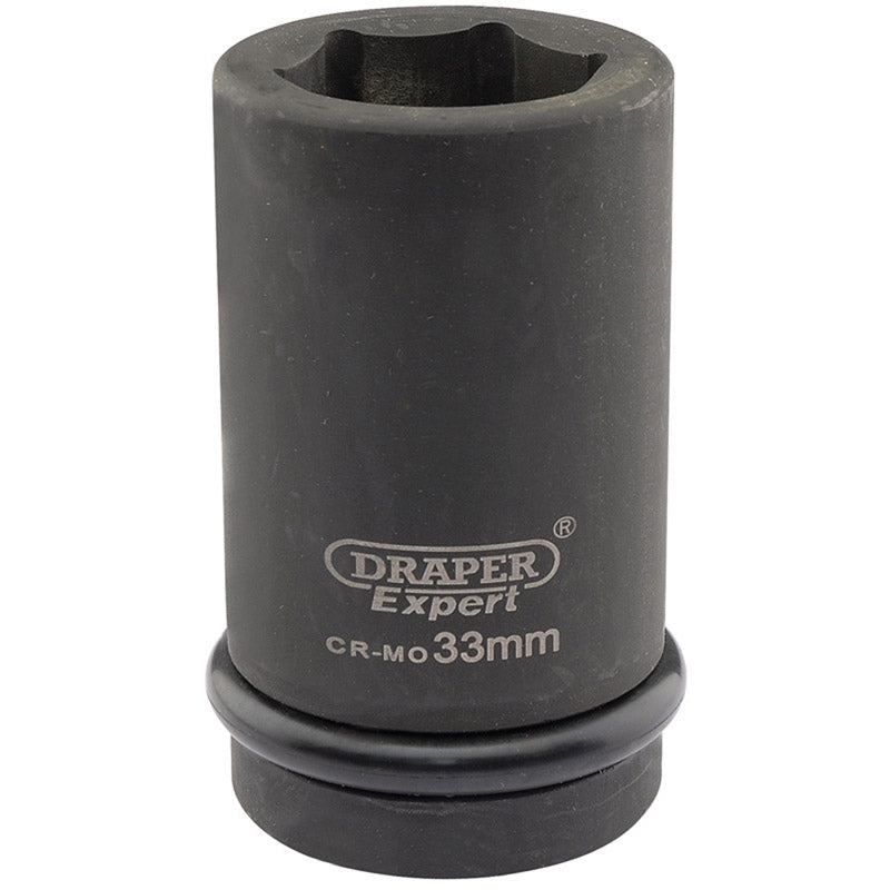 Draper Tools Expert 33mm 1 Square Drive Hi-Torq® 6 Point Deep Impact Socket DRA05147