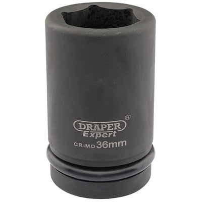 Draper Tools Expert 36mm 1 Square Drive Hi-Torq® 6 Point Deep Impact Socket DRA05150