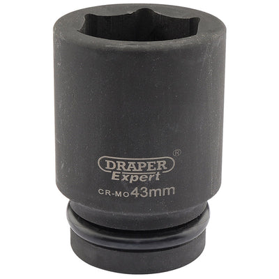 Draper Tools Expert 43mm 1 Square Drive Hi-Torq® 6 Point Deep Impact Socket DRA05153