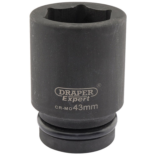 Draper Tools Expert 43mm 1 Square Drive Hi-Torq® 6 Point Deep Impact Socket DRA05153