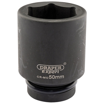 Draper Tools Expert 50mm 1 Square Drive Hi-Torq® 6 Point Deep Impact Socket DRA05155
