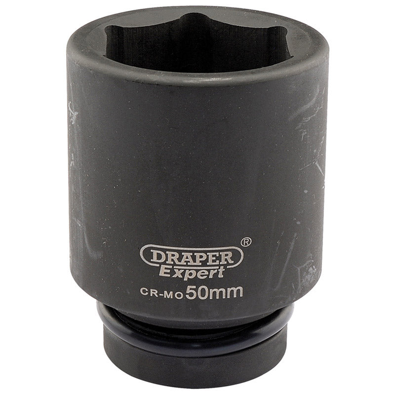 Draper Tools Expert 50mm 1 Square Drive Hi-Torq® 6 Point Deep Impact Socket DRA05155