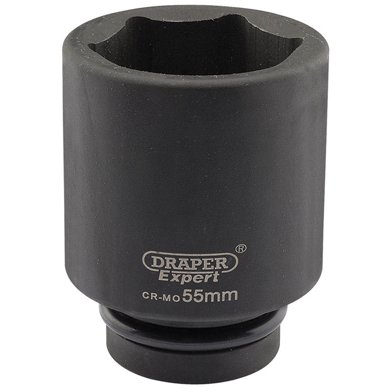 Draper Tools Expert 55mm 1 Square Drive Hi-Torq® 6 Point Deep Impact Socket DRA05156