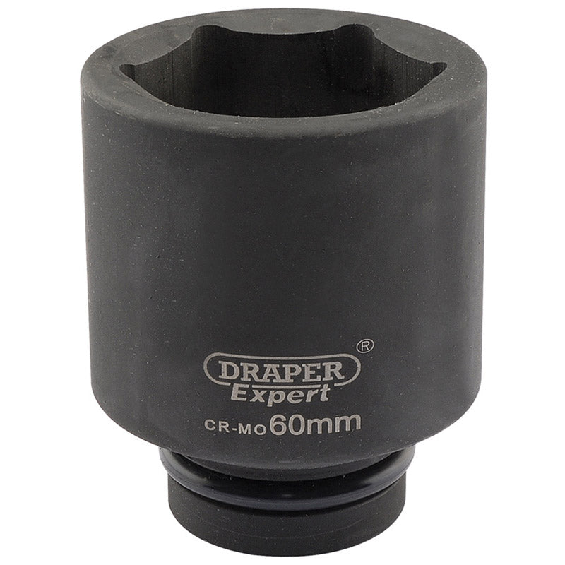 Draper Tools Expert 60mm 1 Square Drive Hi-Torq® 6 Point Deep Impact Socket DRA05157