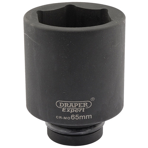 Draper Tools Expert 65mm 1 Square Drive Hi-Torq® 6 Point Deep Impact Socket DRA05158