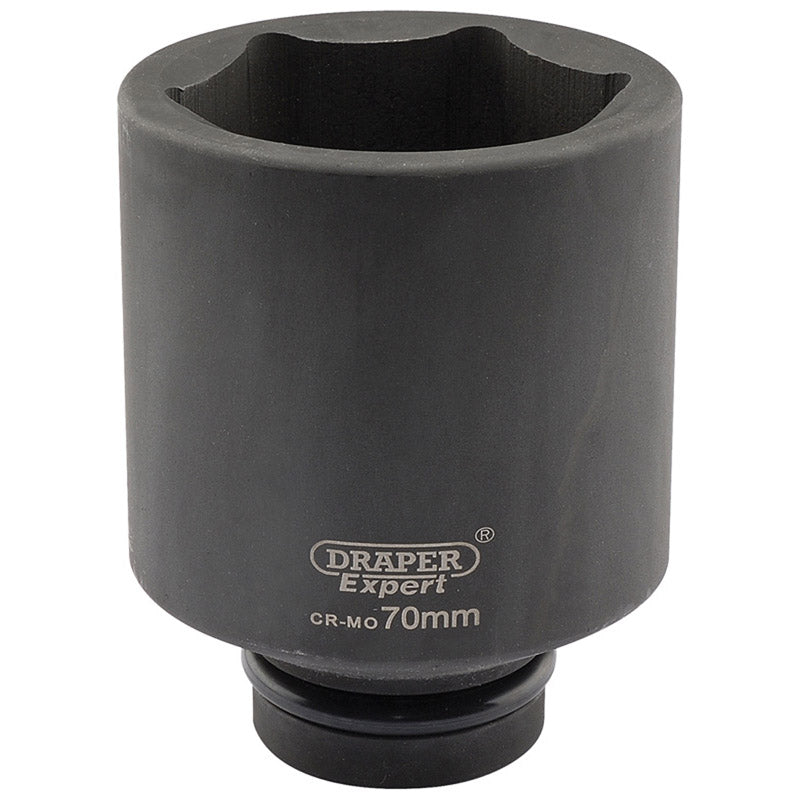 Draper Tools Expert 70mm 1 Square Drive Hi-Torq® 6 Point Deep Impact Socket DRA05159