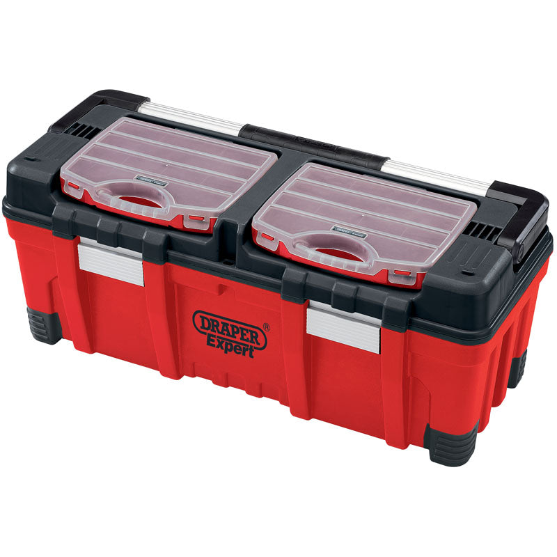 Draper Tools Expert 660mm Tool Box with Organisers and Tote Tray DRA05178