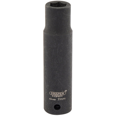 Draper Tools Expert 7mm 1/4 Square Drive Hi-Torq® 6 Point Deep Impact Socket DRA05185