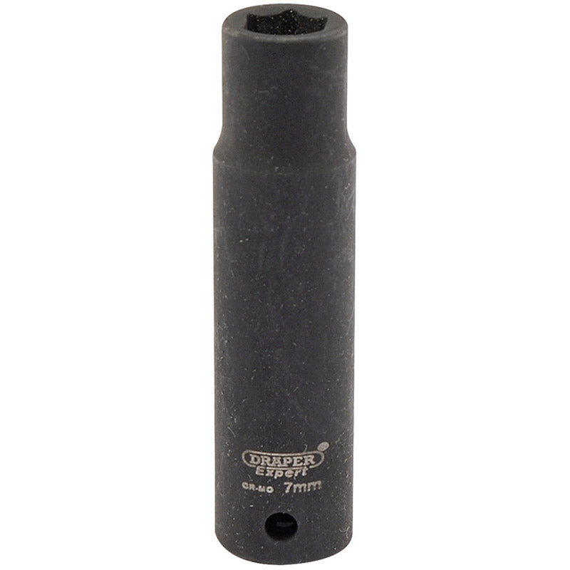 Draper Tools Expert 7mm 1/4 Square Drive Hi-Torq® 6 Point Deep Impact Socket DRA05185