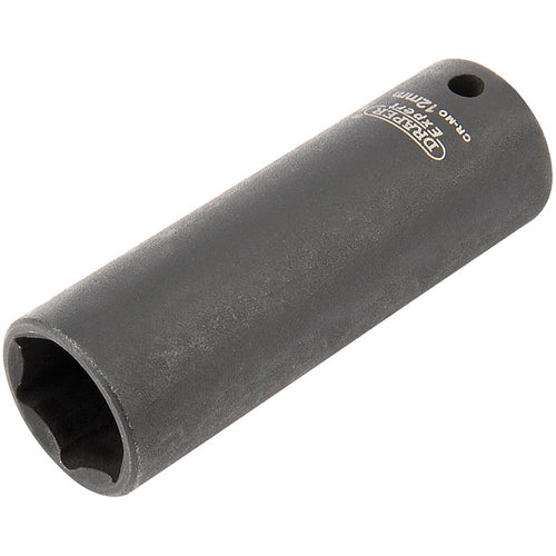 Draper Tools Expert 12mm 1/4 Square Drive Hi-Torq® 6 Point Deep Impact Socket DRA05190