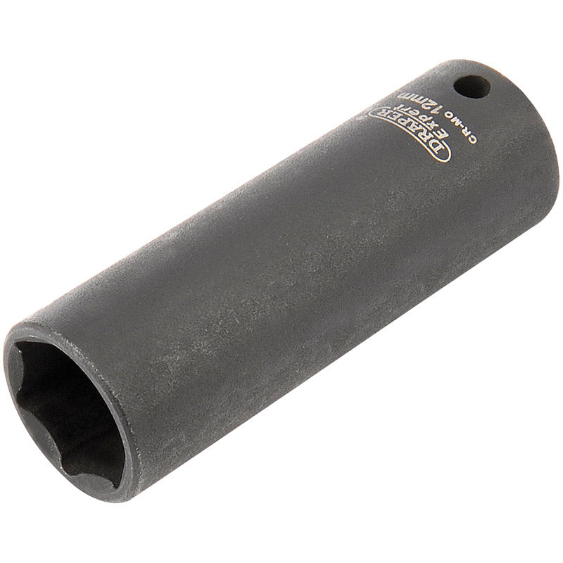 Draper Tools Expert 12mm 1/4 Square Drive Hi-Torq® 6 Point Deep Impact Socket DRA05190