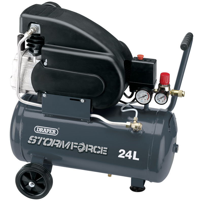 Draper Tools 24L 230V 2hp Air Compressor DRA05226