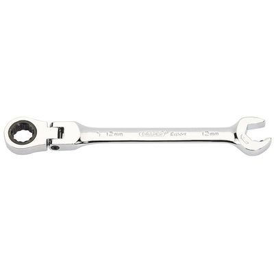 Draper Tools Metric Combination Spanner with Flexible Head and Double Ratcheting Features (12mm) DRA06857