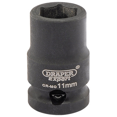 Draper Tools Expert 11mm 3/8 Square Drive Hi-Torq® 6 Point Impact Socket DRA06870