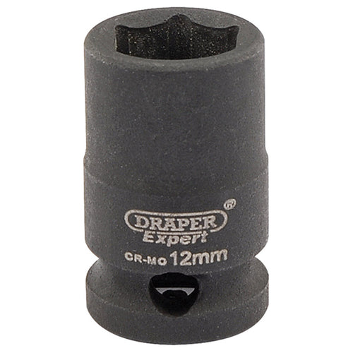 Draper Tools Expert 12mm 3/8 Square Drive Hi-Torq® 6 Point Impact Socket DRA06871