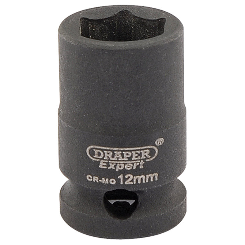 Draper Tools Expert 12mm 3/8 Square Drive Hi-Torq® 6 Point Impact Socket DRA06871