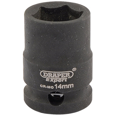 Draper Tools Expert 14mm 3/8 Square Drive Hi-Torq® 6 Point Impact Socket DRA06874