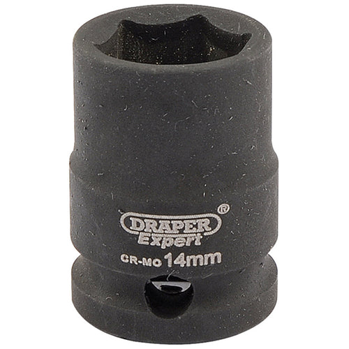 Draper Tools Expert 14mm 3/8 Square Drive Hi-Torq® 6 Point Impact Socket DRA06874