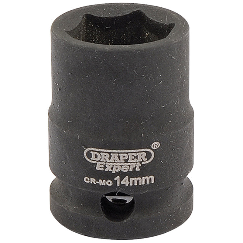 Draper Tools Expert 14mm 3/8 Square Drive Hi-Torq® 6 Point Impact Socket DRA06874