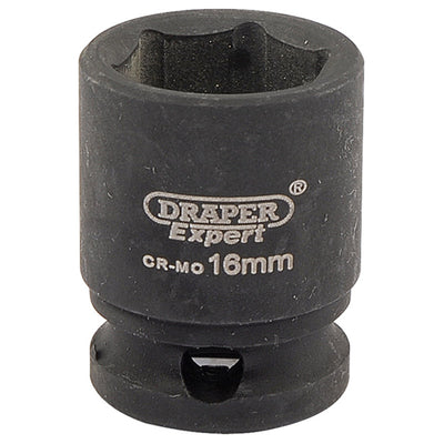 Draper Tools Expert 16mm 3/8 Square Drive Hi-Torq® 6 Point Impact Socket DRA06876
