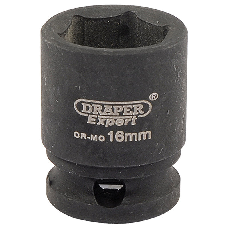 Draper Tools Expert 16mm 3/8 Square Drive Hi-Torq® 6 Point Impact Socket DRA06876