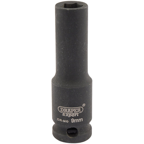 Draper Tools Expert 9mm 3/8 Square Drive Hi-Torq® 6 Point Deep Impact Socket DRA06882