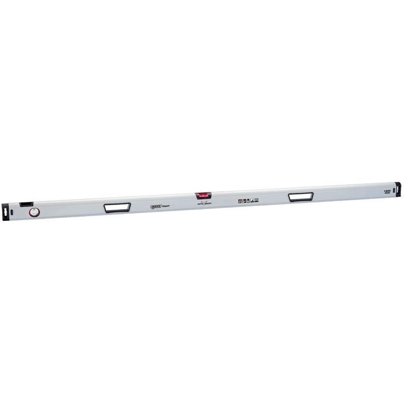 Draper Tools 1800mm Opti-Vision™ Box Section Ergo-Grip™ Levels with Dual Vials DRA06996
