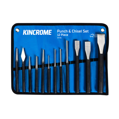 Kincrome CHISEL & PUNCH SET 12 PIECE 07104