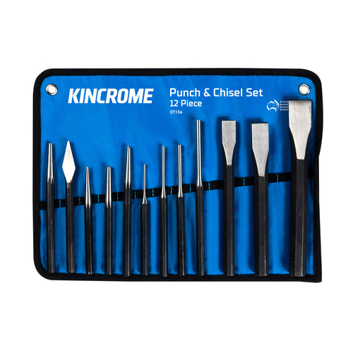 Kincrome CHISEL & PUNCH SET 12 PIECE 07104