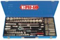 KC PRO AM 120PC 3/8,1/4" DRIVE SOCKET SET KC10123