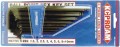 KC PRO AM 9PC LONG SERIES BALL POINT HEX KEYS KC10605