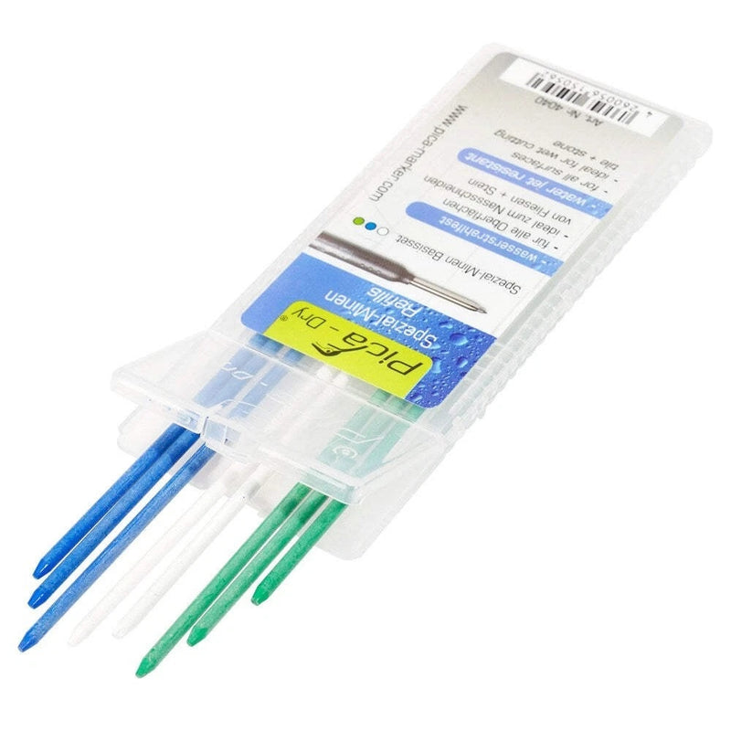 PICA Dry Special refill - Water Jet Resistant - Permanent Mix Blue/Green/White 4040
