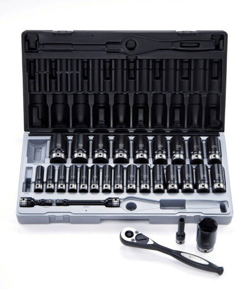 ACTION 1/2" Drive Dual Impact/Standard Socket Set-29pce 11242901