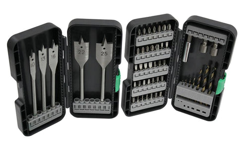 Hitachi 115006 Screwdriver Bit Set With Bonus Spade Set-45pce
