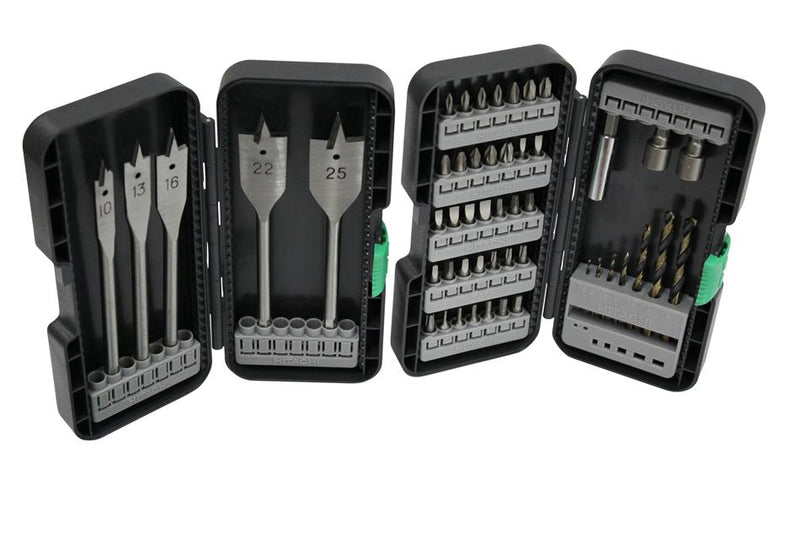 Hitachi 115006 Screwdriver Bit Set With Bonus Spade Set-45pce