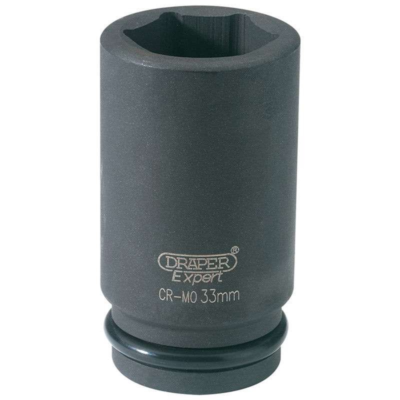 Draper Tools Expert 33mm 3/4 Square Drive Hi-Torq® 6 Point Deep Impact Socket DRA11899