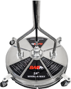B.A.R BE Whirl-A-Way 24-inch Stainless Surface Cleaner – 4-Wheel Professional