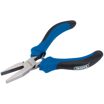 Draper Tools 115mm Soft Grip Flat Nose Mini Pliers DRA12536