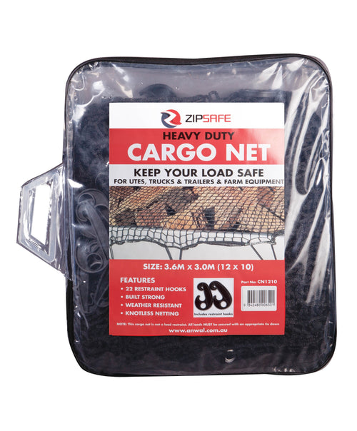 ZIPSAFE Cargo net CARGO NET 3.6m x 3.0m (12 x 10) CN1210