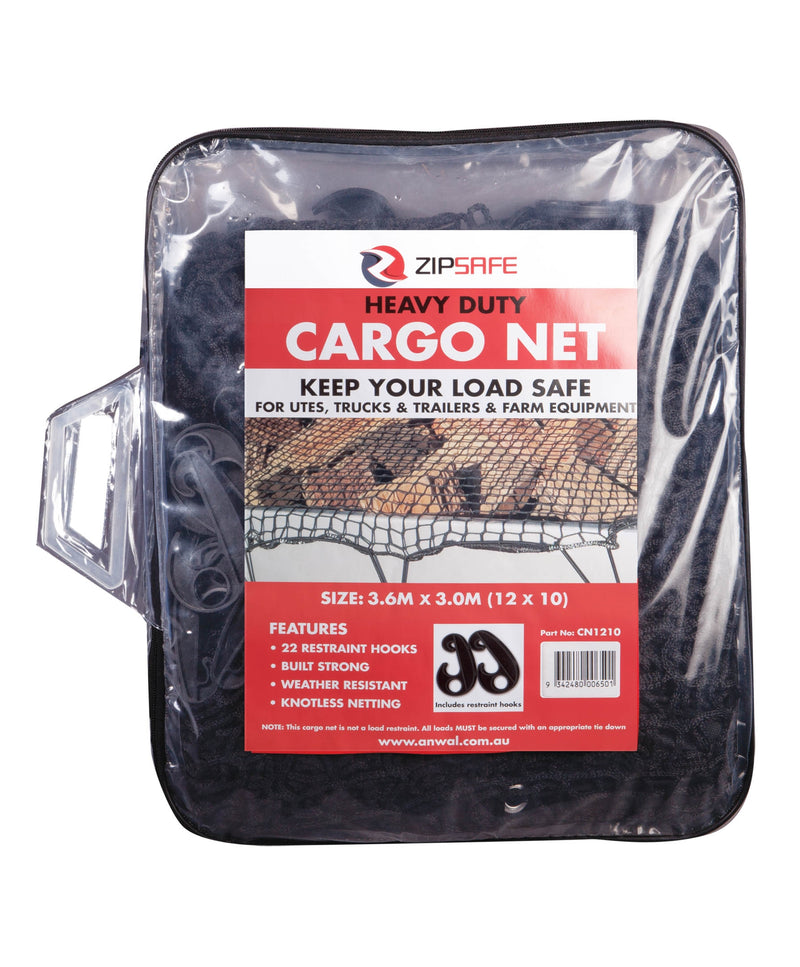 ZIPSAFE Cargo net CARGO NET 3.6m x 3.0m (12 x 10) CN1210