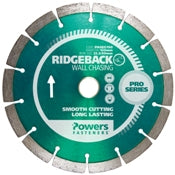 ICCONS POWERS RIDGEBACK Diamond Blade Segmented Blades Wallchasing - Abrasive - 100mm paseg100