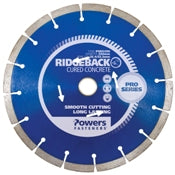 ICCONS POWERS RIDGEBACK Diamond Blade Segmented Blades Wallchasing - Non Abrasive- 230mm pseg230