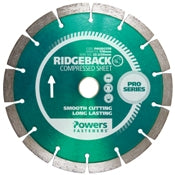 ICCONS POWERS RIDGEBACK Diamond Blade Compressed Sheet Blade - Abrasive- 180mm paseg178