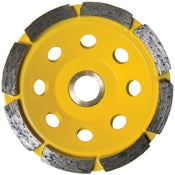 ICCONS POWERS RIDGEBACK Diamond Single Row Concrete Grinding Cup-125mm PGCSR125