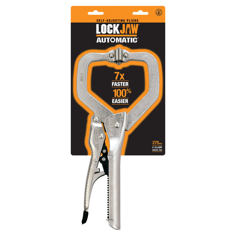 LOCKJAW 275MM 11INCH SWIVEL PAD C-CLAMP 102017