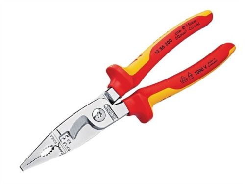 Knipex 1386200 Electrician Installers Multi Use VDE 1000v Rated Pliers